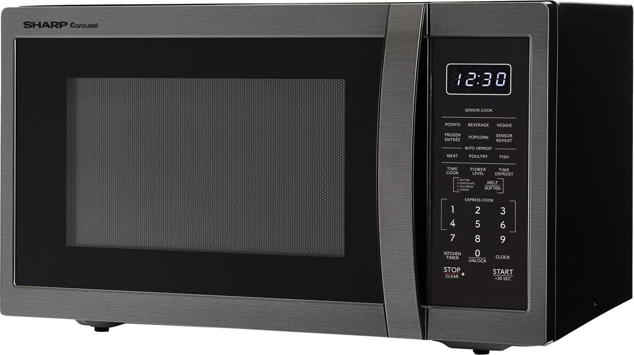 Sharp SMC1452KH Black Stainless Steel