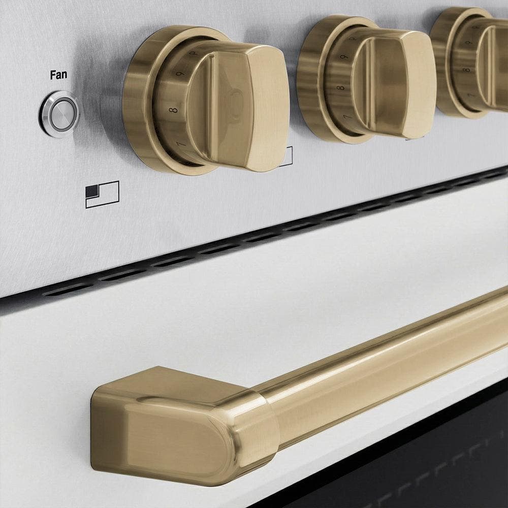 Zline SINRSZWM24CB Satin Stainless Steel With White Matte Door And Ch...