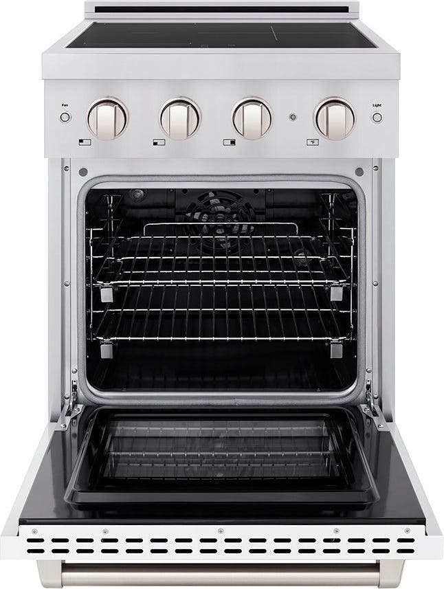 Zline SINRWM24 Stainless Steel With White Matte Door