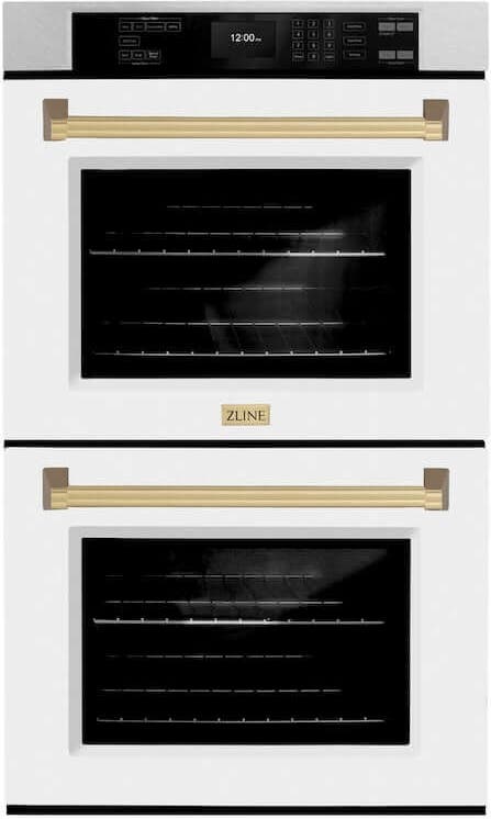 Zline WADSZWM30CB Durasnow Stainless Steel With White Matte Doors An...