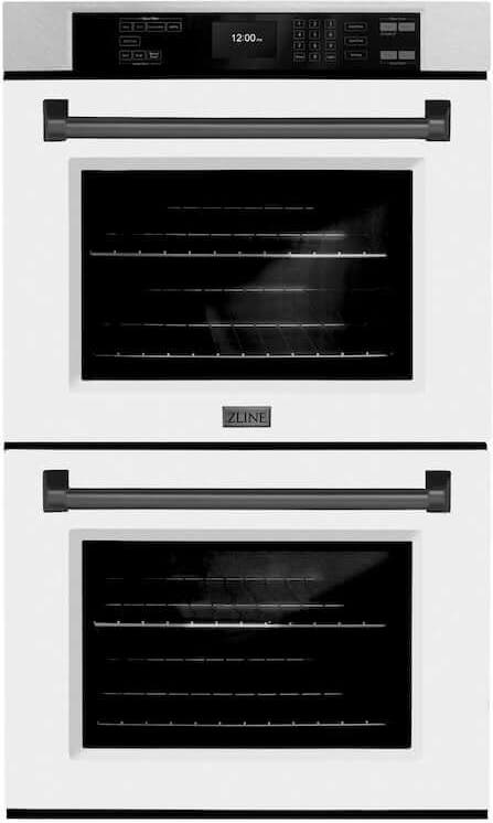 Zline WADSZWM30MB Durasnow Stainless Steel With White Matte Doors An...