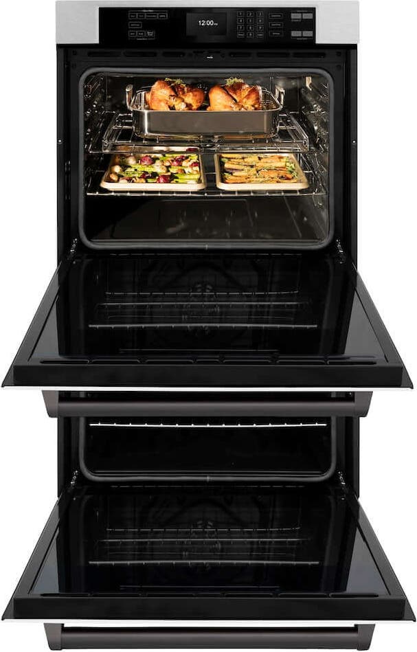 Zline WADSZWM30MB Durasnow Stainless Steel With White Matte Doors An...