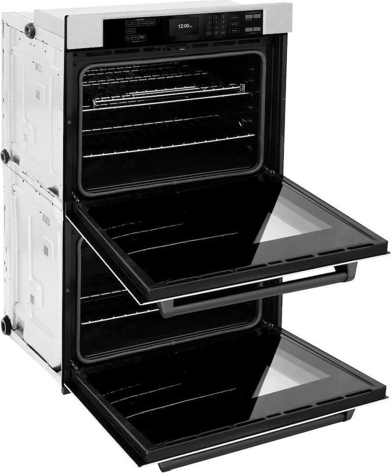 Zline WADSZWM30MB Durasnow Stainless Steel With White Matte Doors An...