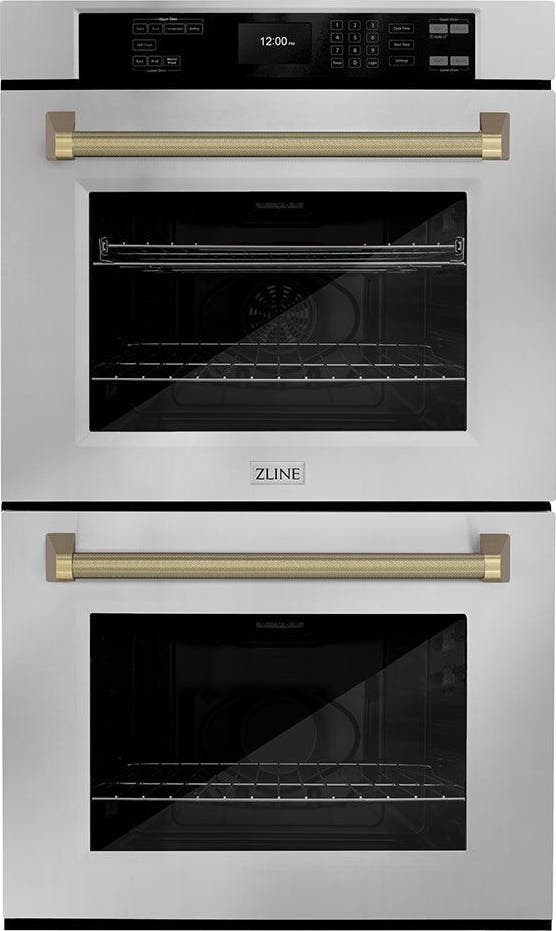 Zline WADZ30KCB Stainless Steel With Champagne Bronze Helix Handle...