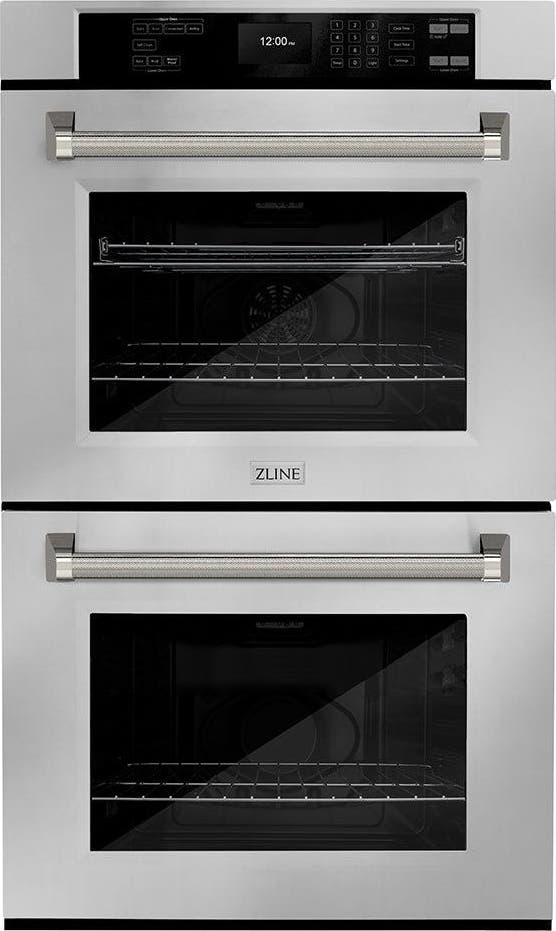 Zline WADZ30KPN Stainless Steel With Polished Nickel Helix Handles
