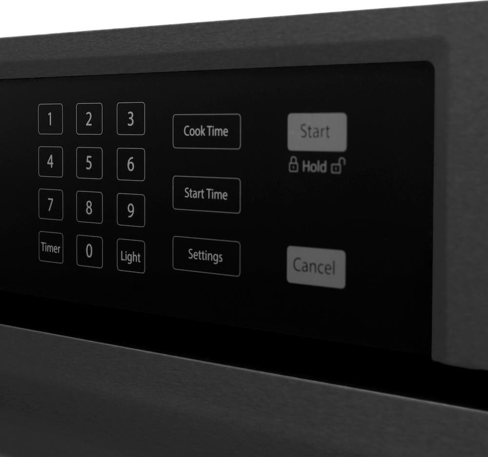 Zline WASBZ30G Black Stainless Steel With Polished Gold Handle