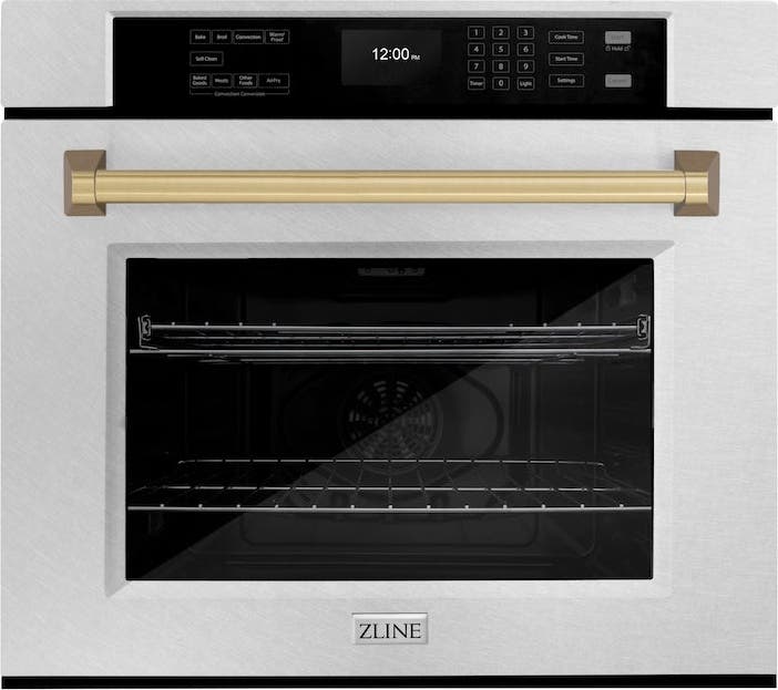 Zline WASSZ30CB Durasnow Stainless Steel With Champagne Bronze Han...
