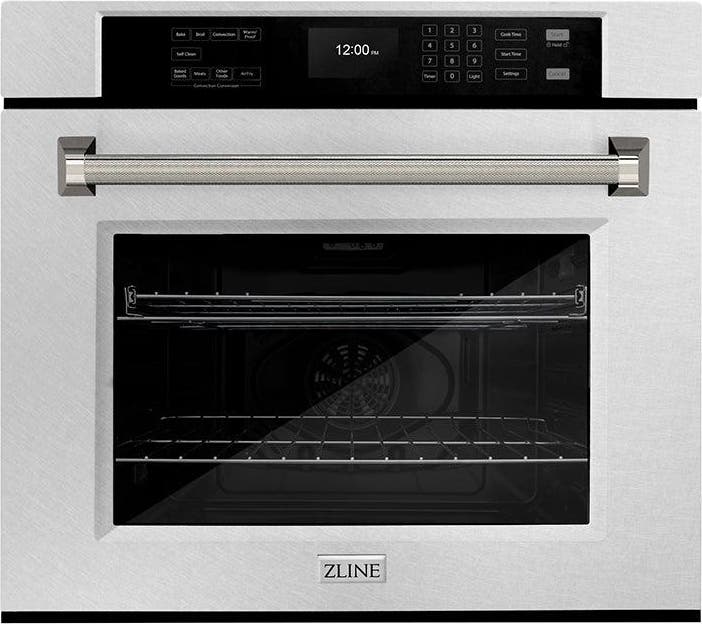 Zline WASSZ30KPN Satin Stainless Steel With Polished Nickel Helix H...
