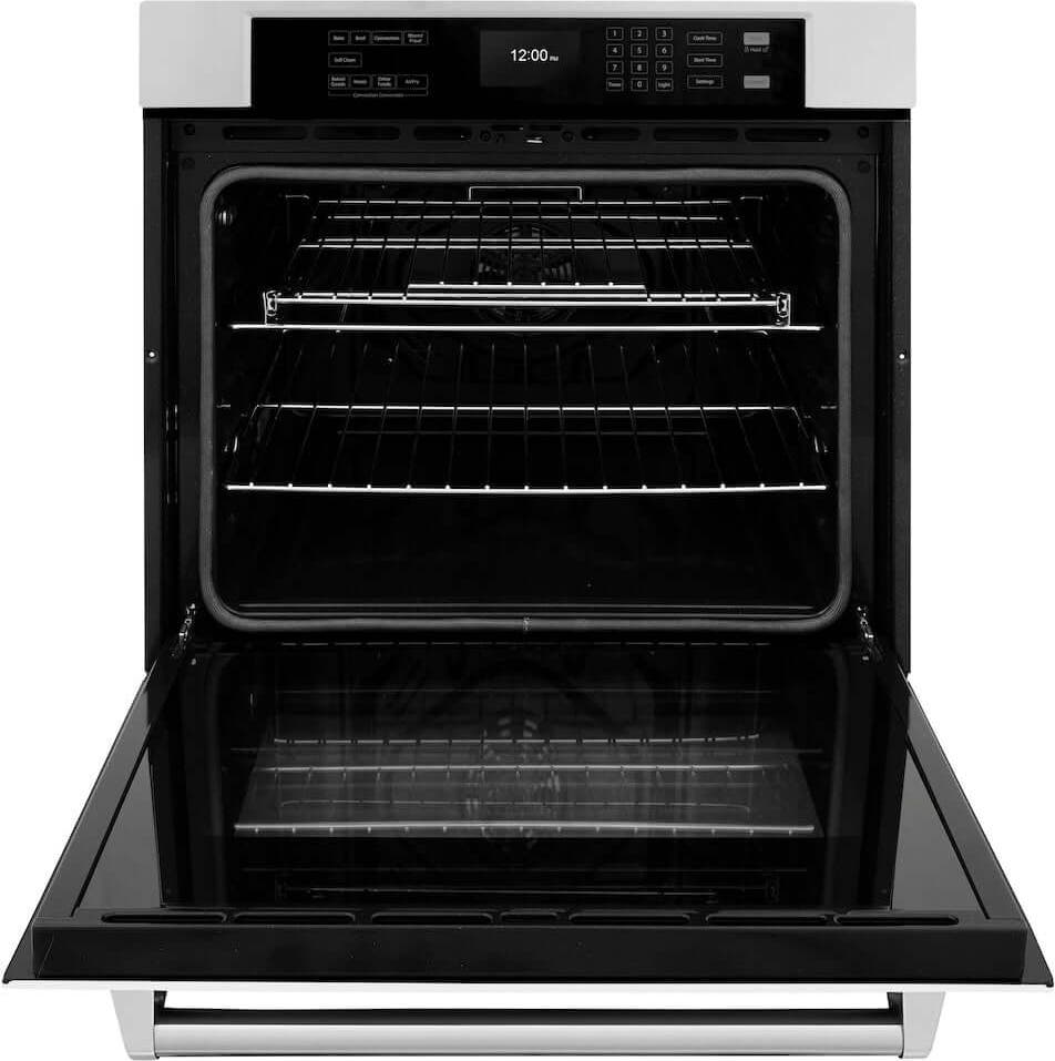 Zline WASWM30 Stainless Steel With White Matte Door