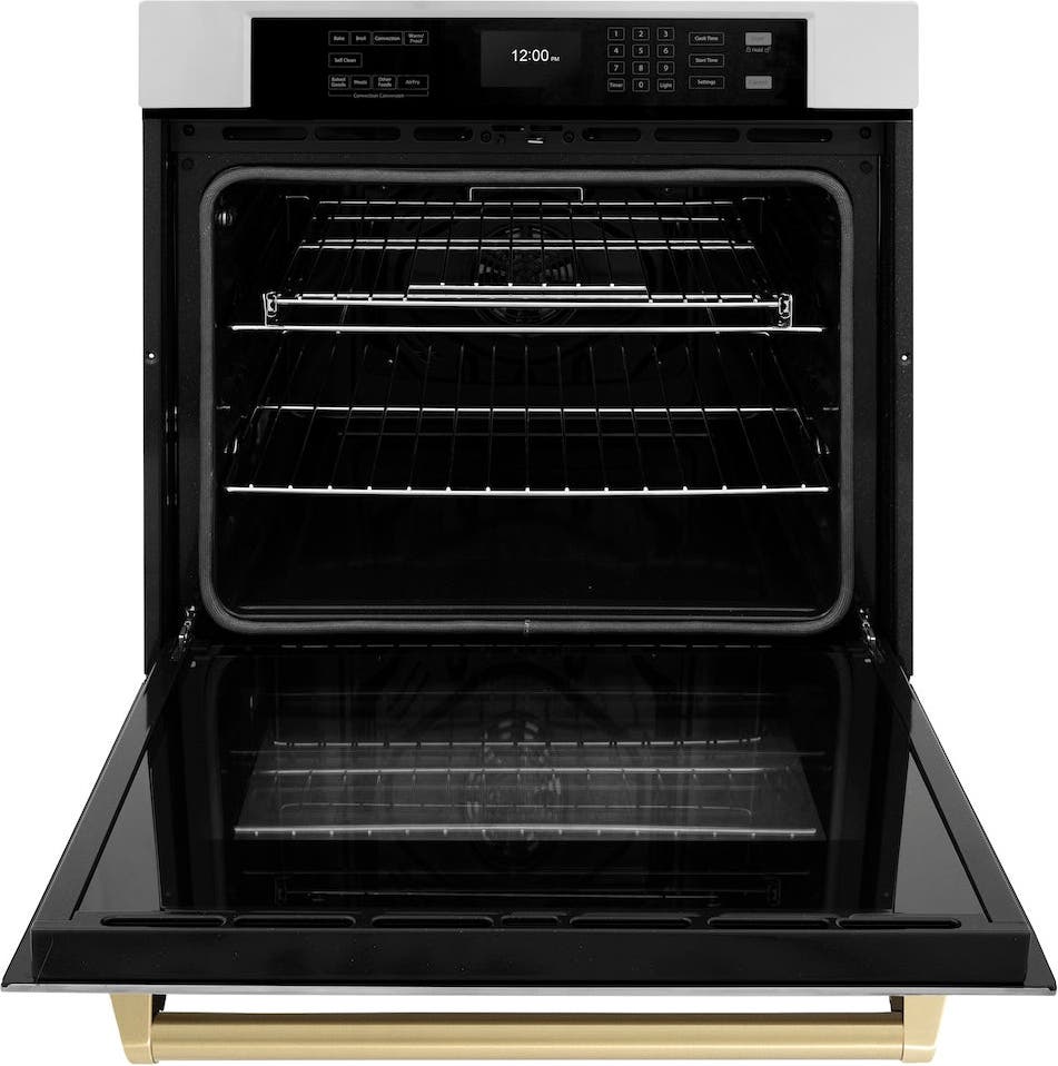 Zline WASZ30CB Stainless Steel With Champagne Bronze Handle