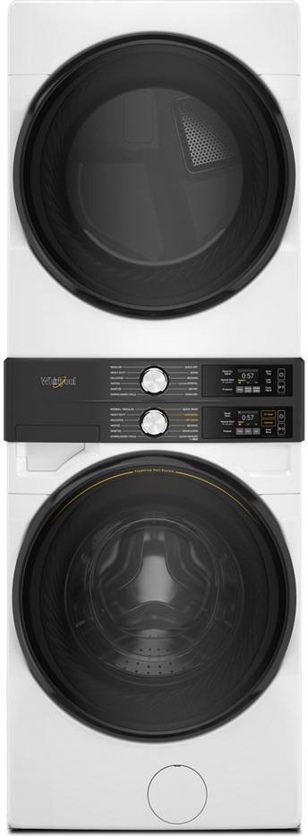 Whirlpool WEF5727TW 27 Inch Laundry Tower White | Plesser's Appliances