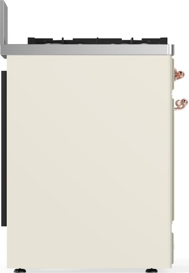 Ilve UM30NR3AWP Antique White With Copper Trim, Natural Gas