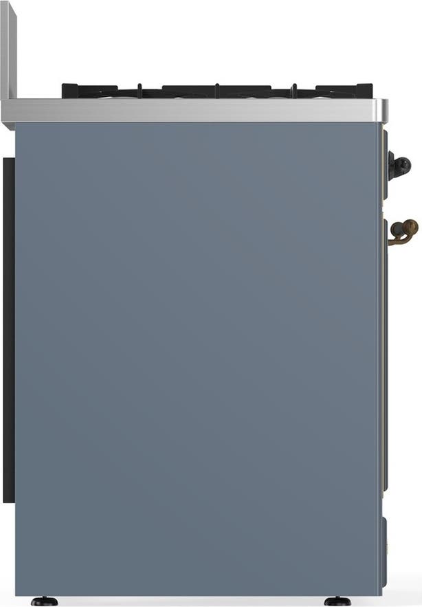 Ilve UM30NR3BGBLP Blue Grey With Burnished Trim, Liquid Propane
