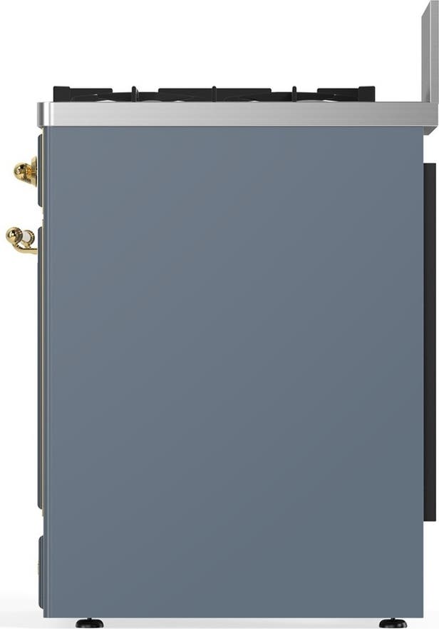 Ilve UM30NR3BGG Blue Grey With Brass Trim, Natural Gas