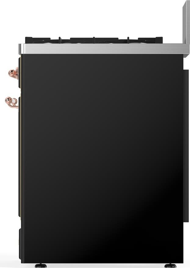 Ilve UM30NR3BKP Glossy Black With Copper Trim, Natural Gas