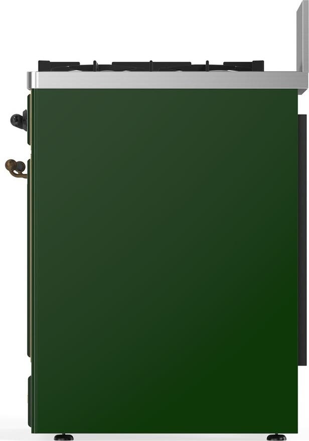 Ilve UM30NR3EGB Emerald Green With Burnished Trim, Natural Gas