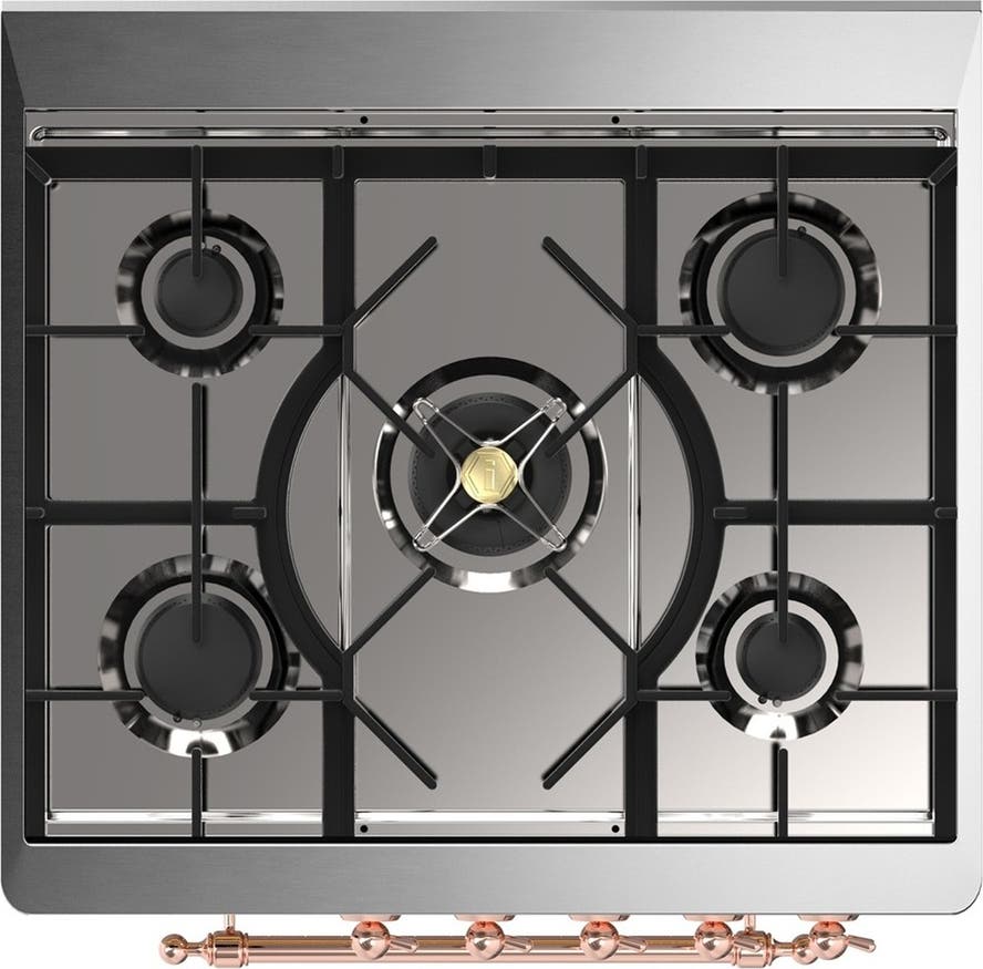 Ilve UM30NR3EGP Emerald Green With Copper Trim, Natural Gas