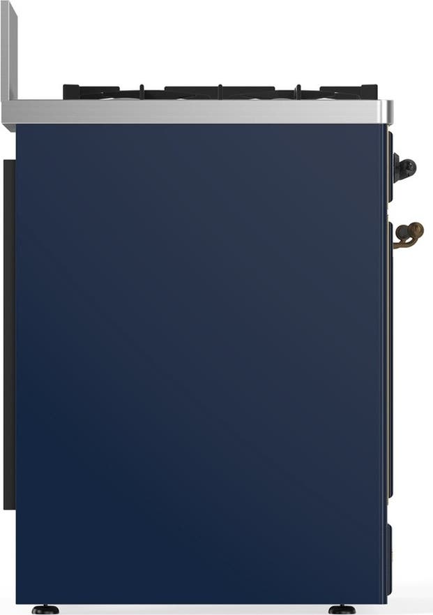 Ilve UM30NR3MBBLP Midnight Blue With Burnished Trim, Liquid Propane