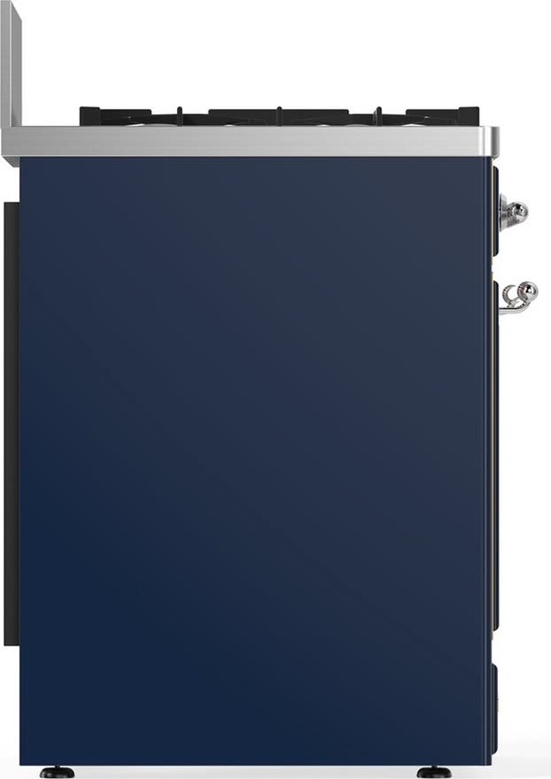 Ilve UM30NR3MBC Midnight Blue With Chrome Trim, Natural Gas