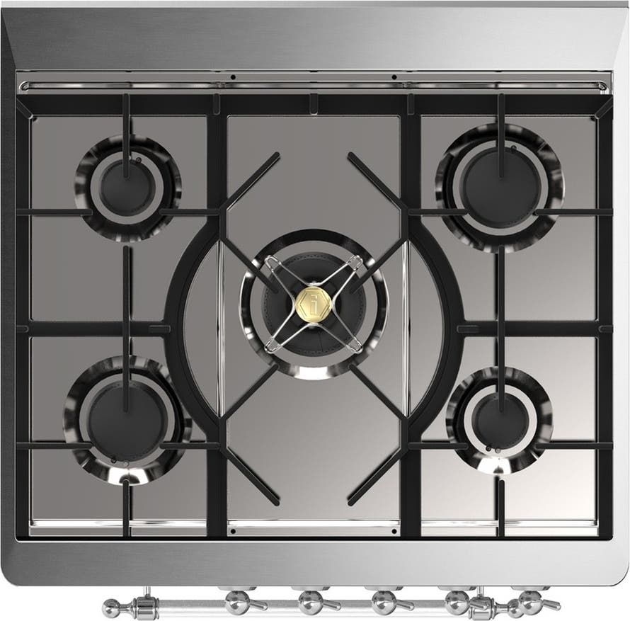 Ilve UM30NR3MBCLP Midnight Blue With Chrome Trim, Liquid Propane