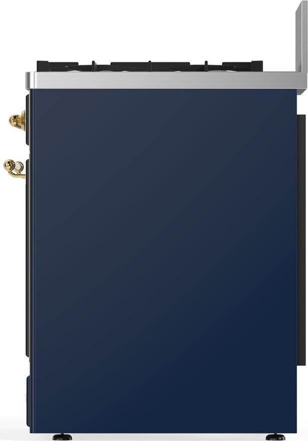 Ilve UM30NR3MBG Midnight Blue With Brass Trim, Natural Gas