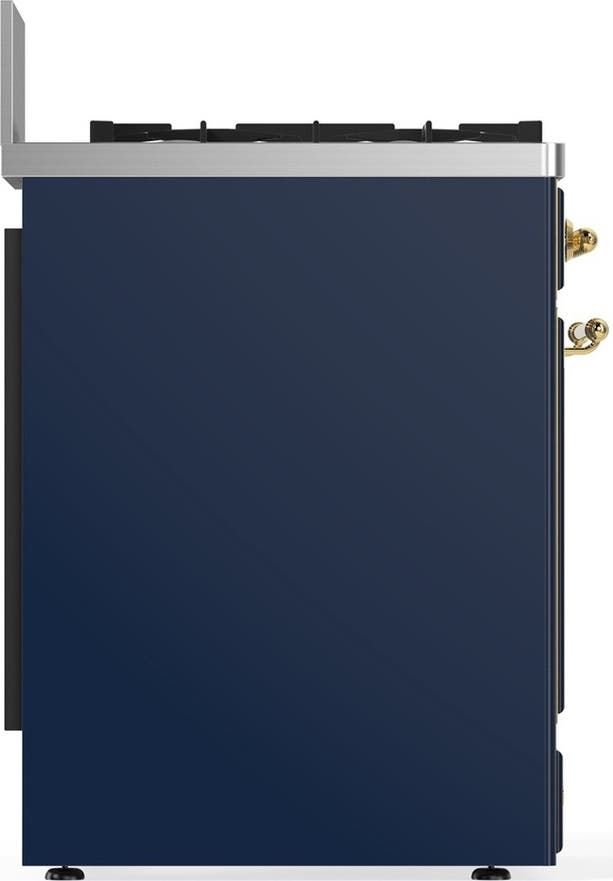 Ilve UM30NR3MBG Midnight Blue With Brass Trim, Natural Gas