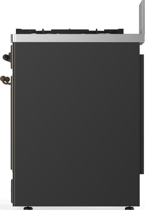 Ilve UM30NR3MGBLP Matte Graphite With Burnished Trim, Liquid Propane