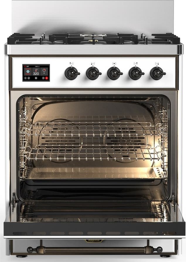 Ilve UM30NR3RAB Ral With Burnished Trim, Natural Gas