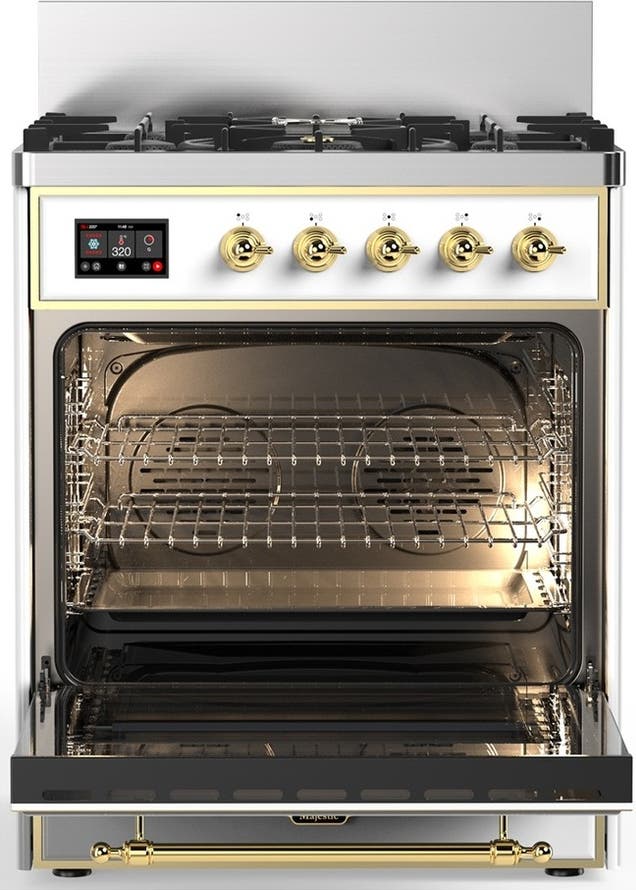 Ilve UM30NR3RAG Ral With Brass Trim, Natural Gas