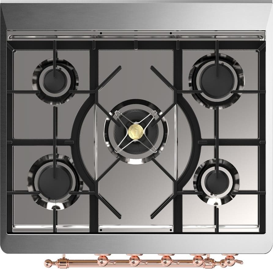 Ilve UM30NR3RAP Ral With Copper Trim, Natural Gas