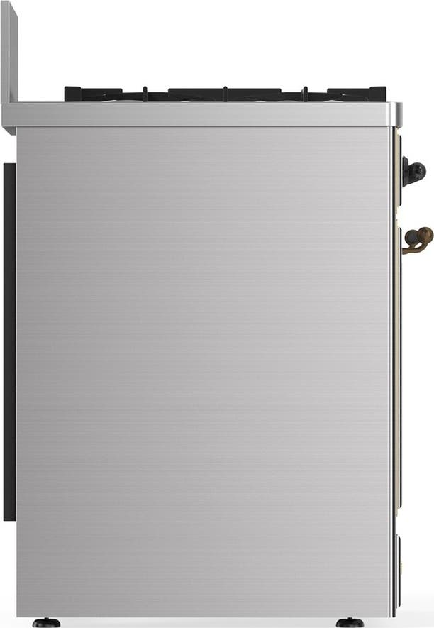Ilve UM30NR3SSB Stainless Steel With Burnished Trim, Natural Gas