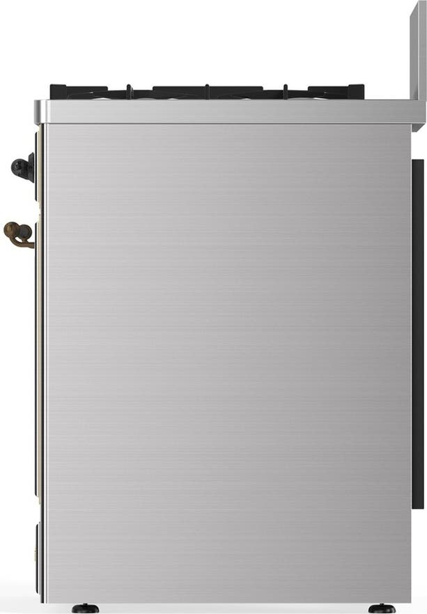 Ilve UM30NR3SSBLP Stainless Steel With Burnished Trim, Liquid Propan...
