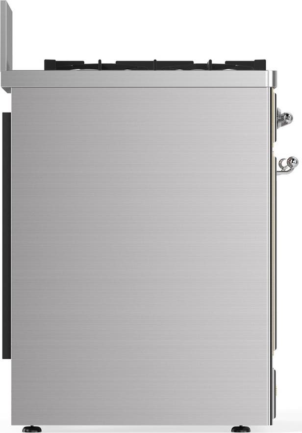 Ilve UM30NR3SSCLP Stainless Steel With Chrome Trim, Liquid Propane