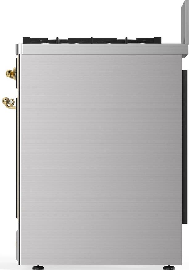 Ilve UM30NR3SSG Stainless Steel With Brass Trim, Natural Gas
