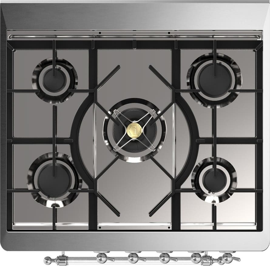 Ilve UM30NR3WHC White With Chrome Trim, Natural Gas