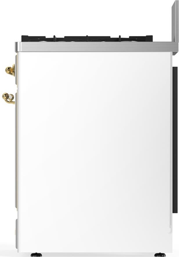 Ilve UM30NR3WHG White With Brass Trim, Natural Gas