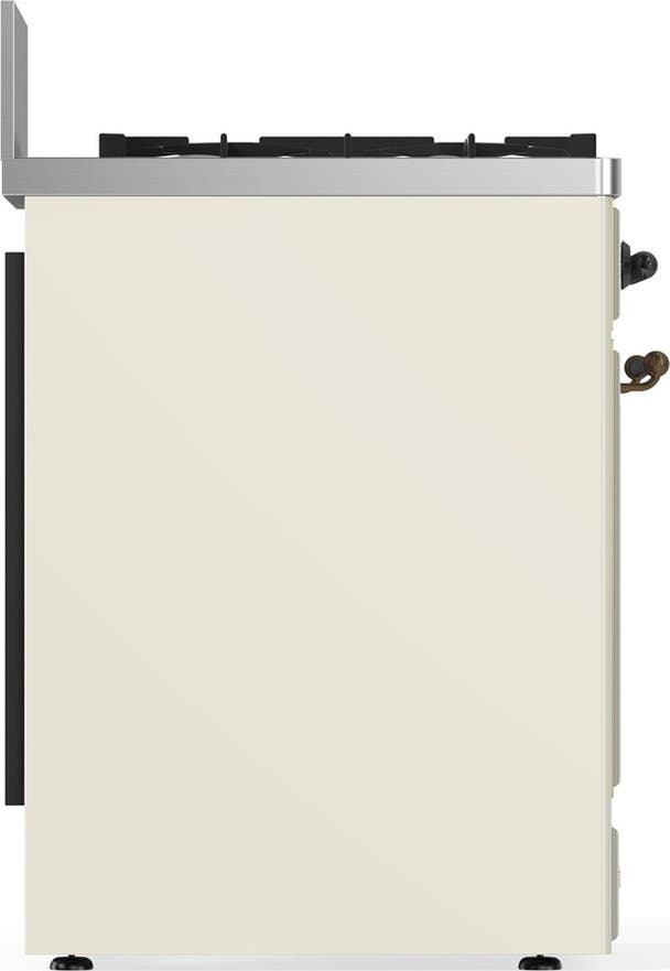 Ilve UM30QNR3AWBLP Antique White With Burnished Trim, Liquid Propane