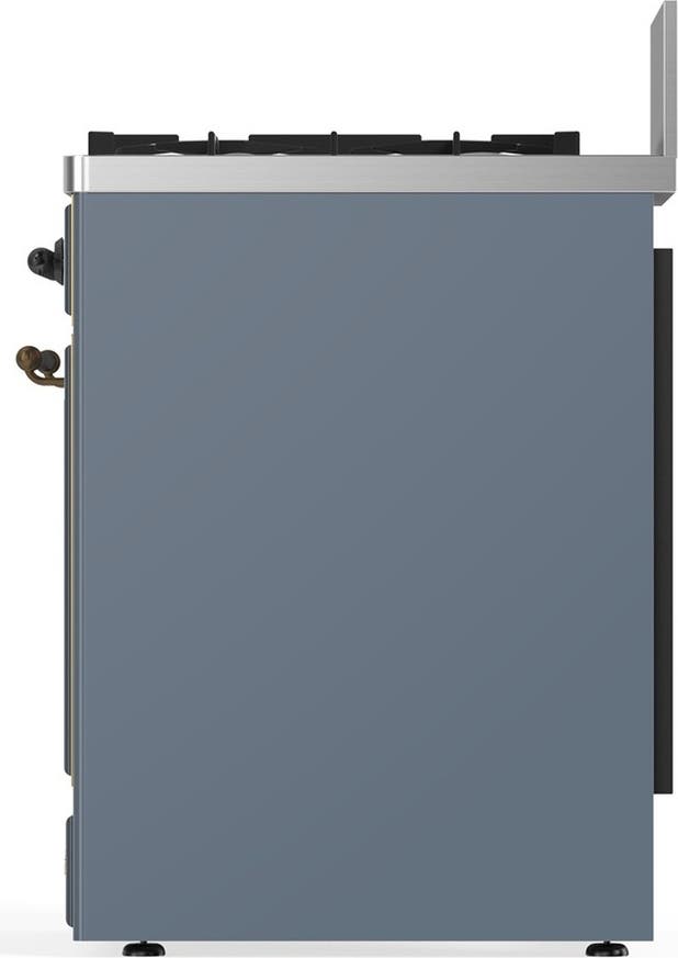 Ilve UM30QNR3BGBLP Blue Grey With Burnished Trim, Liquid Propane