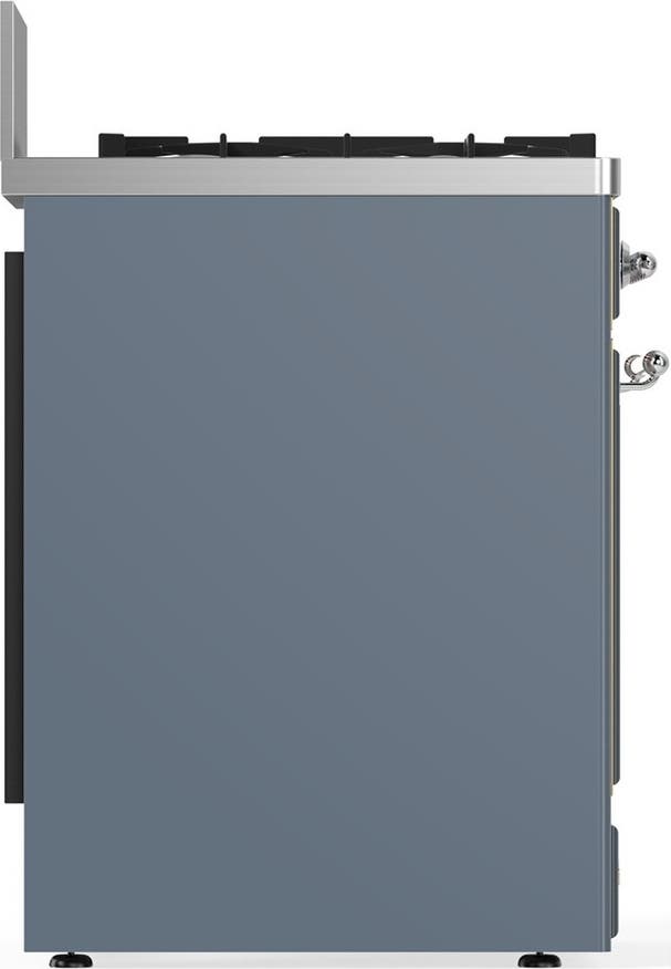 Ilve UM30QNR3BGCLP Blue Grey With Chrome Trim, Liquid Propane
