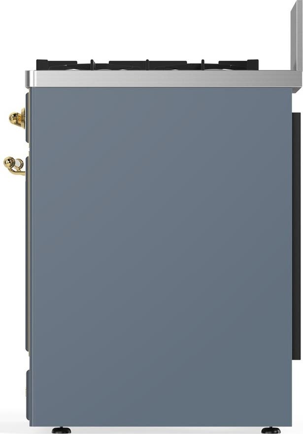 Ilve UM30QNR3BGG Blue Grey With Brass Trim, Natural Gas