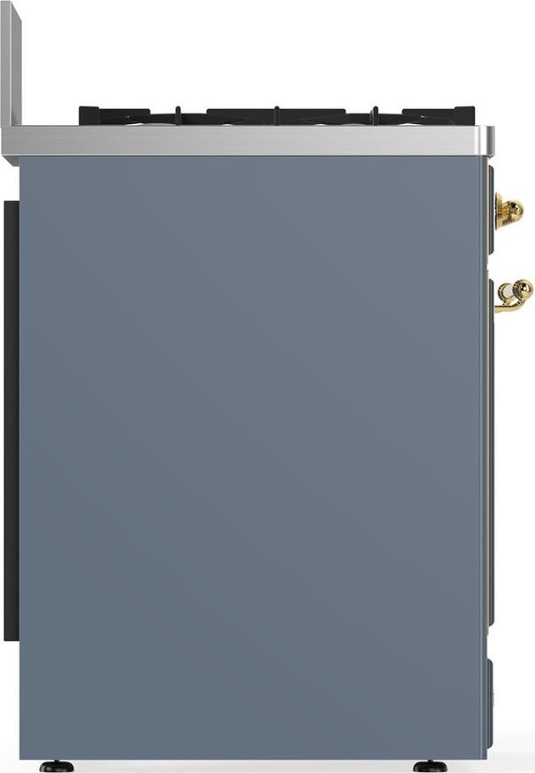Ilve UM30QNR3BGG Blue Grey With Brass Trim, Natural Gas