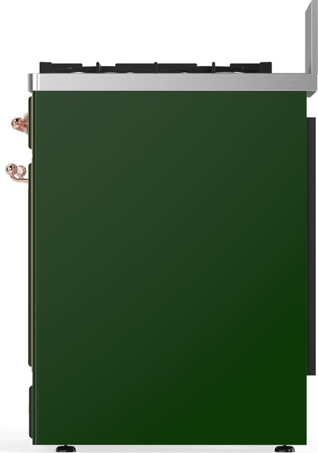 Ilve UM30QNR3EGP Emerald Green With Copper Trim, Natural Gas