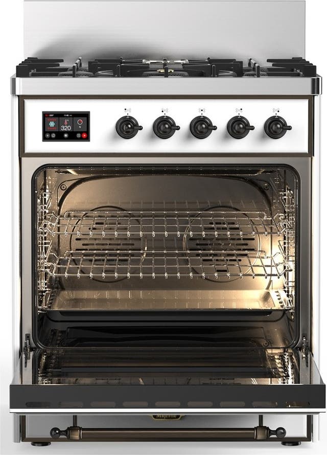 Ilve UM30QNR3RABLP Ral With Burnished Trim, Liquid Propane