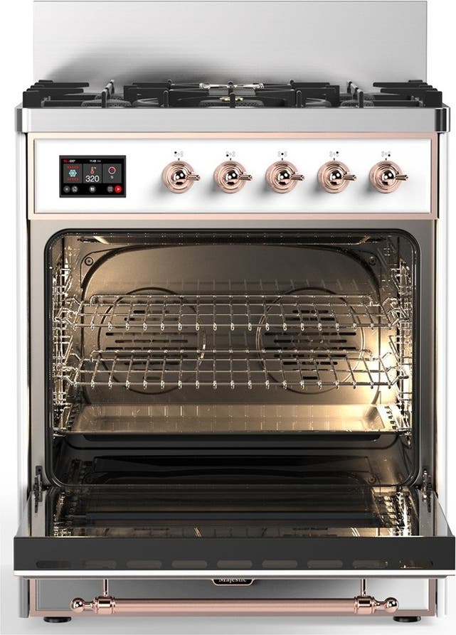 Ilve UM30QNR3RAPLP Ral With Copper Trim, Liquid Propane