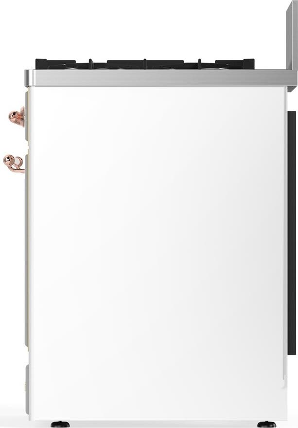 Ilve UM30QNR3WHPLP White With Copper Trim, Liquid Propane