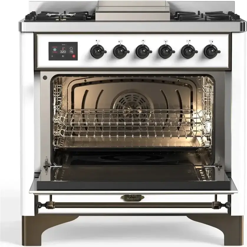 Ilve UM36FNR3RAB Ral With Burnished Trim, Natural Gas