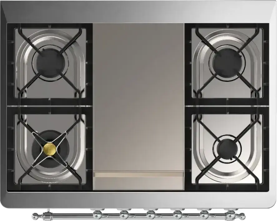 Ilve UM36FNR3RAC Ral With Chrome Trim, Natural Gas