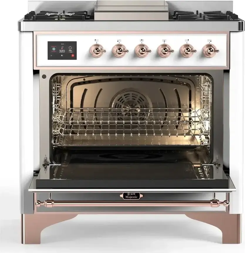 Ilve UM36FNR3RAP Ral With Copper Trim, Natural Gas