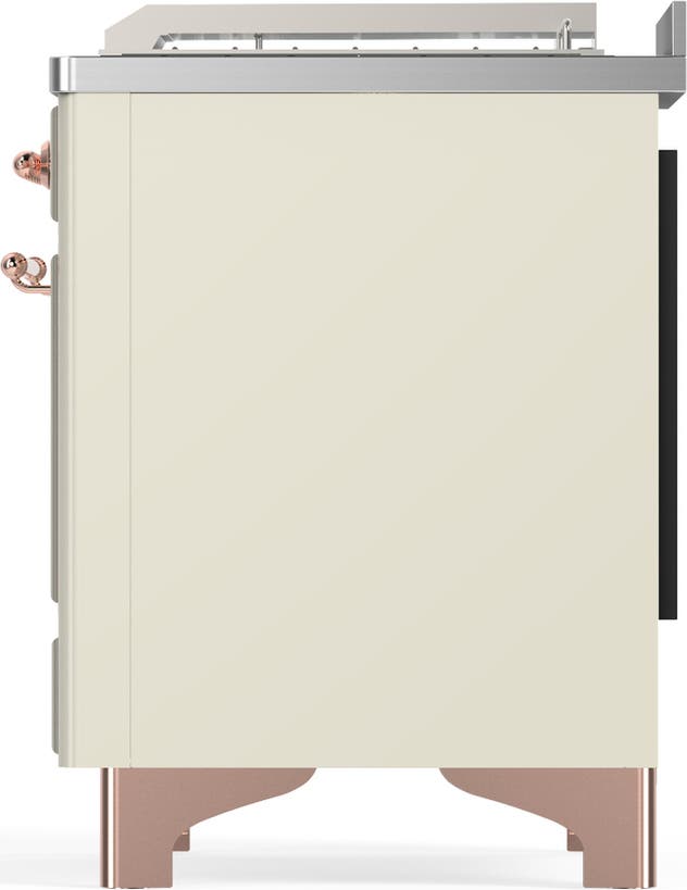 Ilve UM48FSNR3AWPLP Antique White With Copper Trim, Liquid Propane