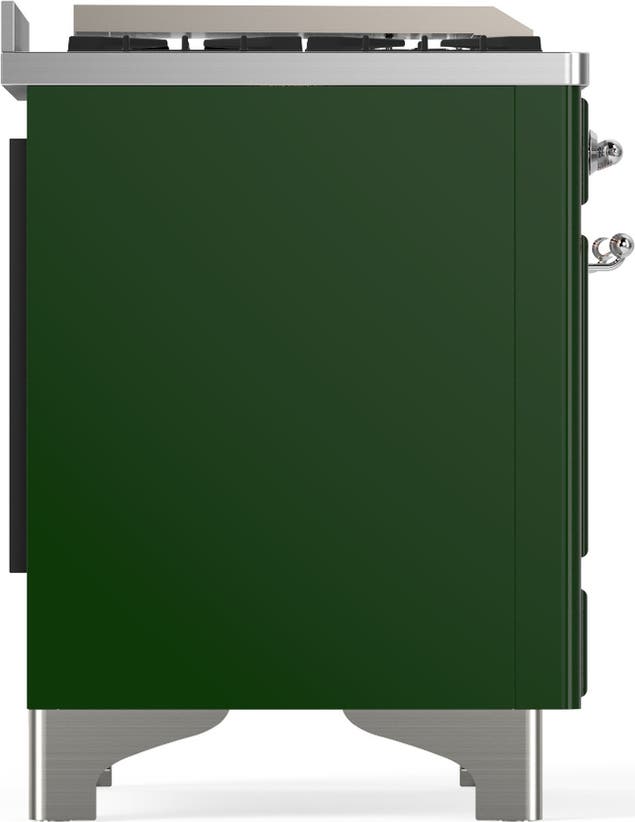 Ilve UM48FSNR3EGC Emerald Green With Chrome Trim, Natural Gas